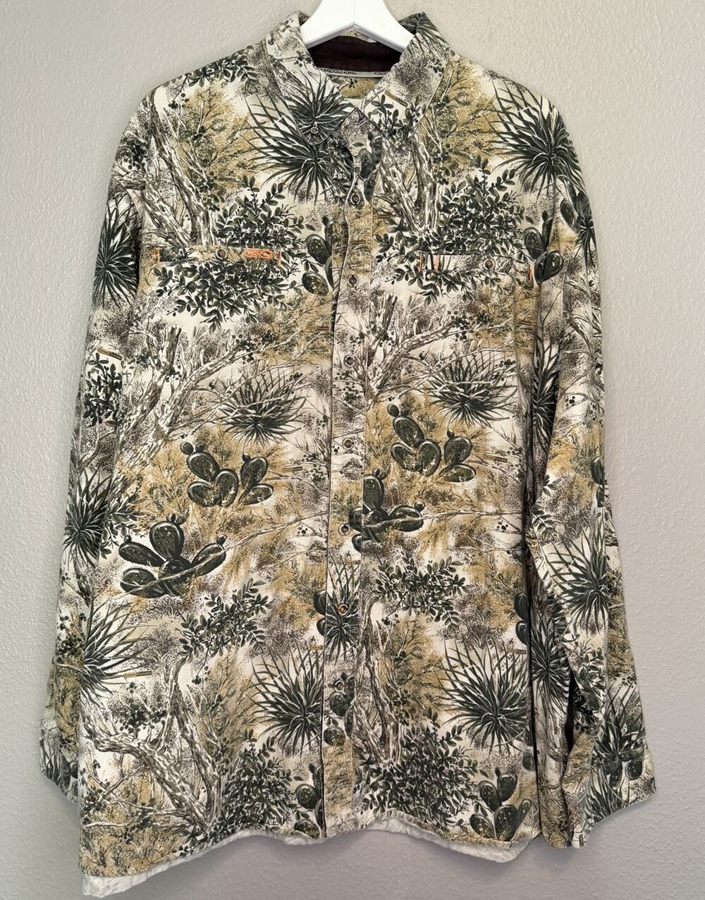 GAME GUARD Desert Brush Camouflage Vented 3XL Hunting Shirt Cotton